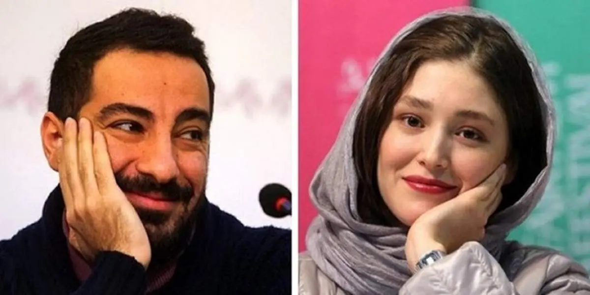 نوید محمدزاده در کنار فرشته حسینی+ عکس