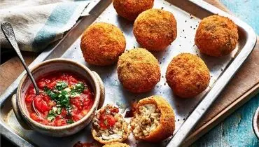 طرز تهیه آرانچینی با سس مارینارا، فینگرفود خوشمزه