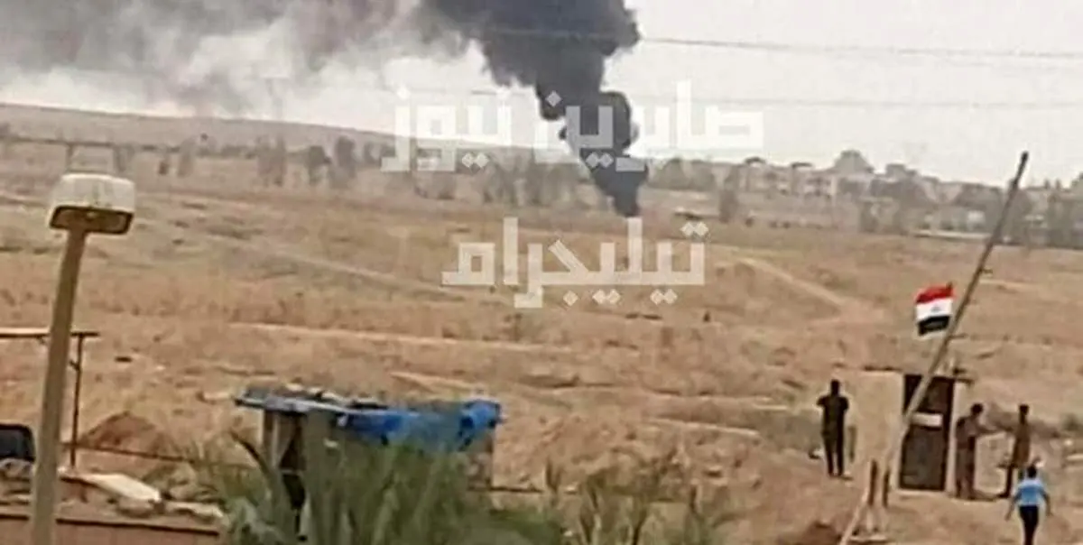 حمله هوایی به یک هدف در مرز عراق و سوریه