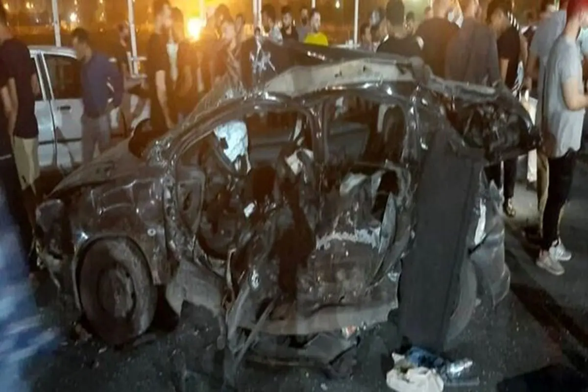 ۳ کشته و ۵ مجروح در تصادف دو خودرو روی پل دقایقی شهر اهواز