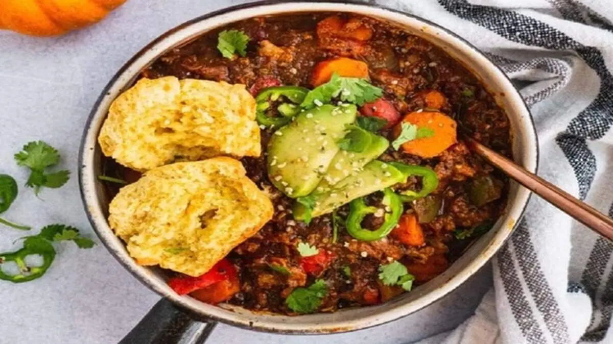 طرز تهیه چیلی کدو تنبل و بوقلمون
