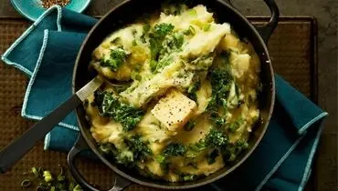 طرز تهیه پوره سیب زمینی به سبک ایرلندی ساده