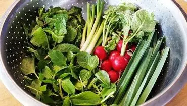 روش هایی برای تازه کردن سبزی پژمرده
