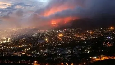آتش‌سوزی گسترده در جنگل‌ها و مراتع کوهدشت