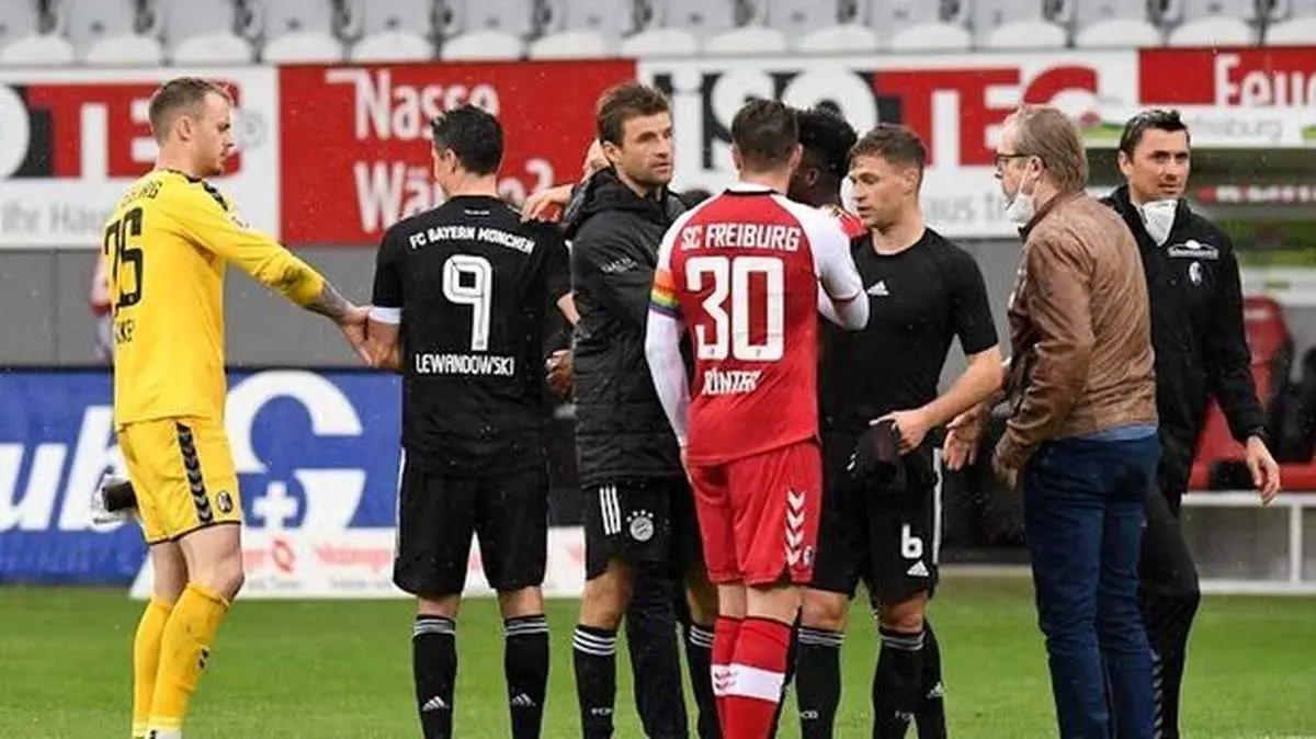 خلاصه بازی فرایبورگ ۲-۲ بایرن مونیخ+ فیلم