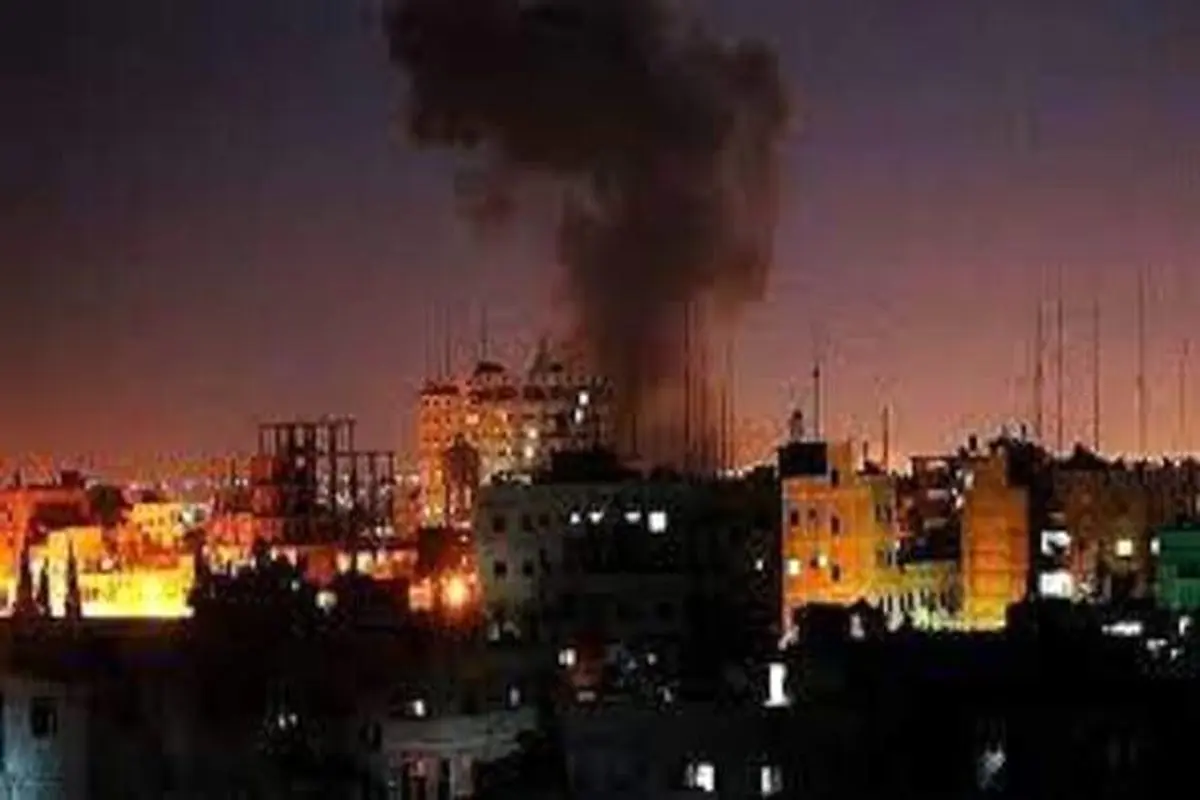 برج «اندلس» غزه بمباران شد