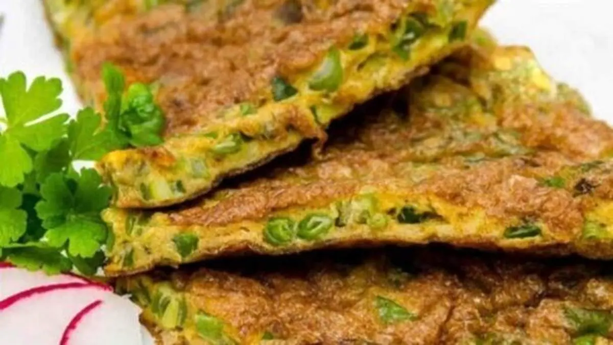 طرز تهیه کوکوی باقلا و نخود سبز