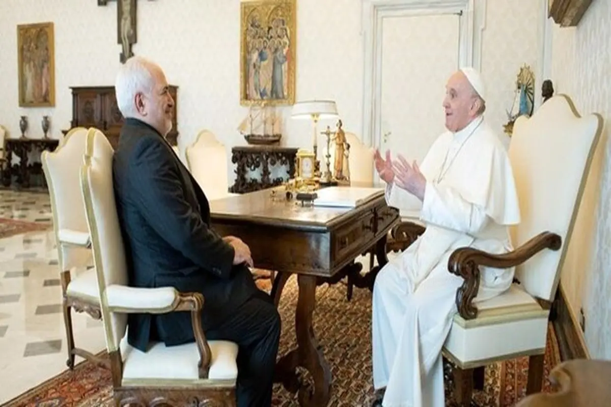 در دیدار ظریف با پاپ فرانسیس چه گذشت؟ + فیلم