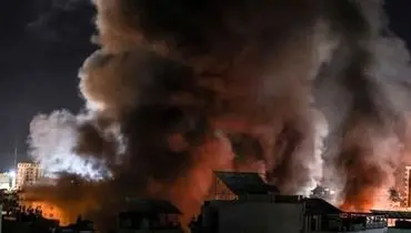حملات هوایی شدید رژیم صهیونیستی به مراکز دولتی غزه/ حمله راکتی به اراضی اشغالی + فیلم