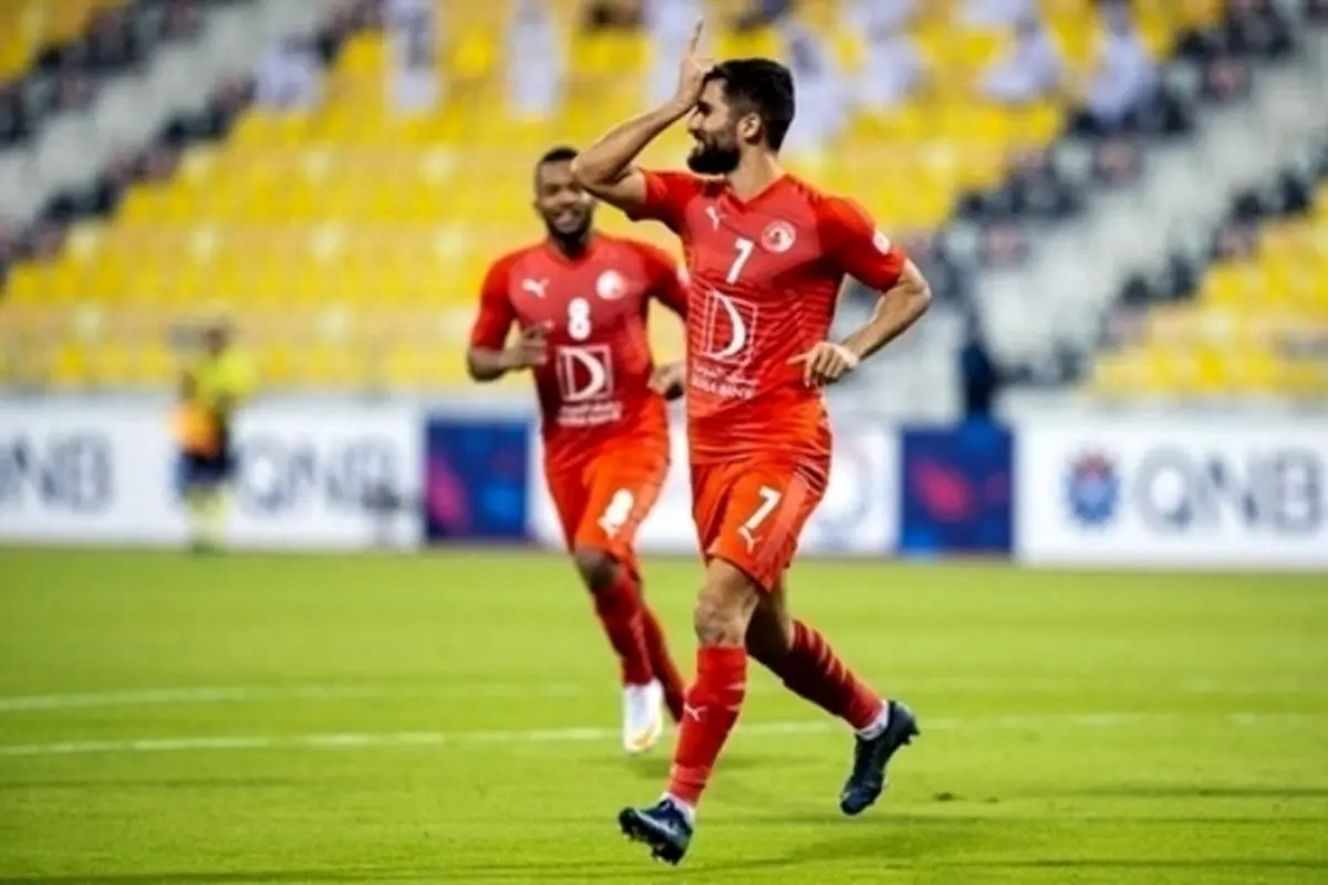 مهرداد محمدی بهترین گلزن آسیایی لیگ قطر شد