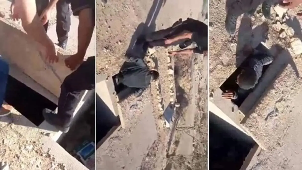 مردی که بعد از خودکشی درخواست کمک کرد + عکس