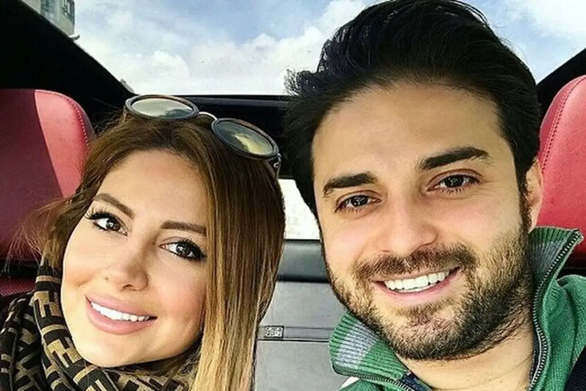 بابک جهانبخش و همسرش در جشن سالگرد ازدواجشان + عکس