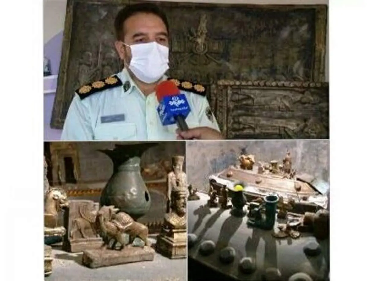 کشف ۳ تابوت مومیایی و ۶۰ قطعه اشیای عتیقه تقلبی در مراغه