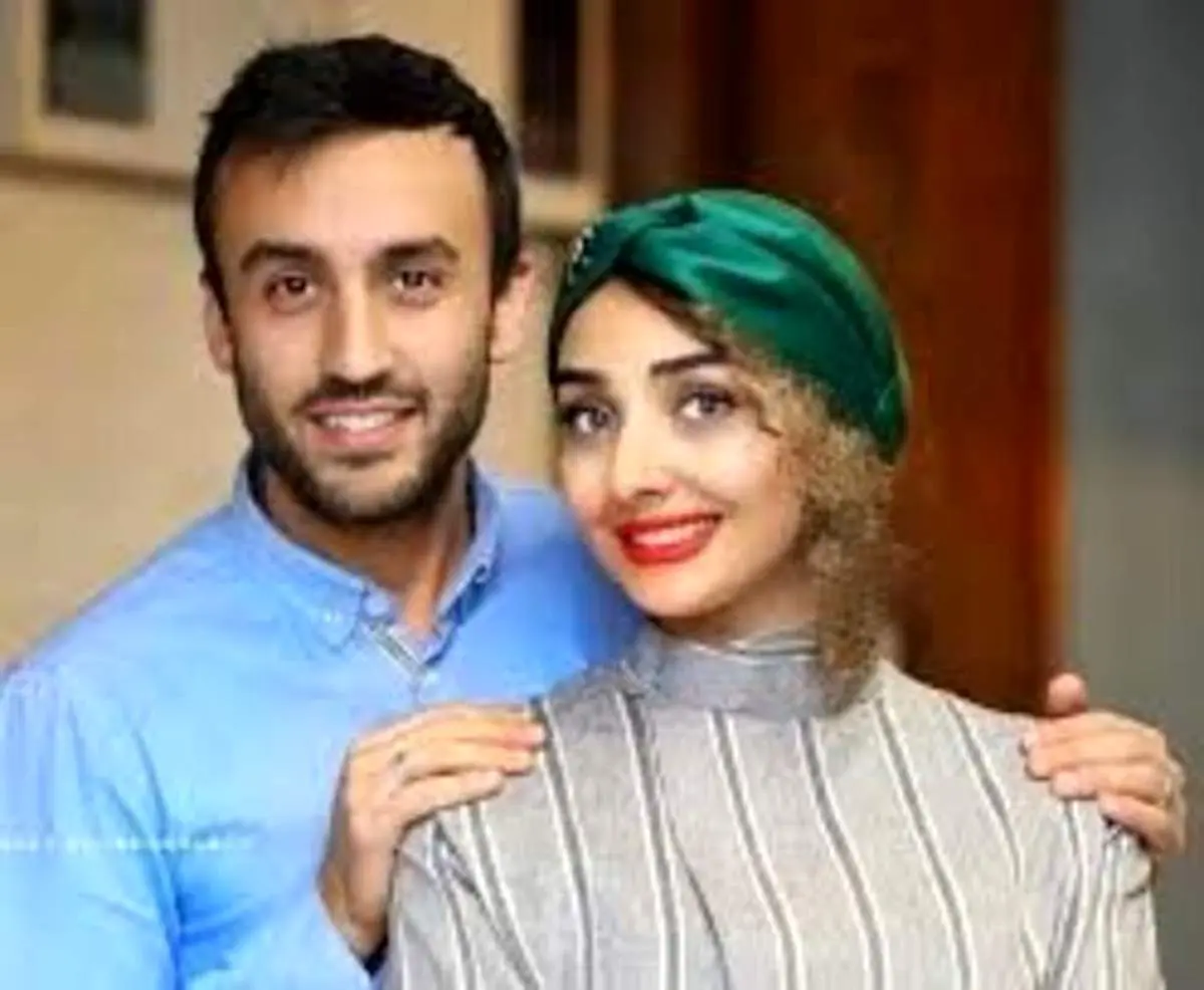 سلفی دریا مرادی دشت و همسرش +عکس