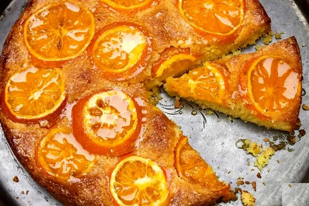 طرز تهیه کیک بدون تخم مرغ پرتقالی