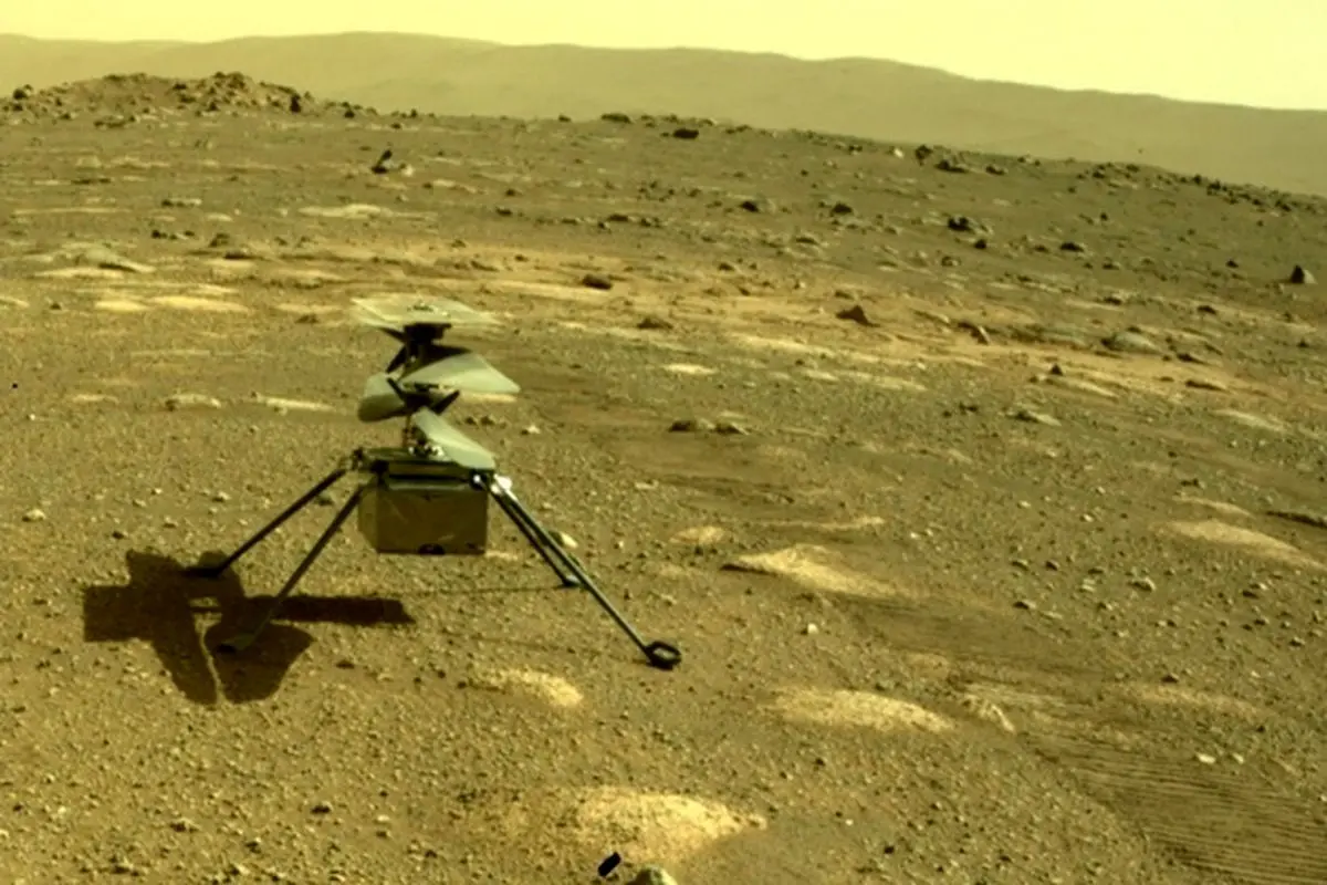 هلیکوپتر نبوغ ناسا هفتمین پرواز موفق خود را در مریخ انجام داد + عکس