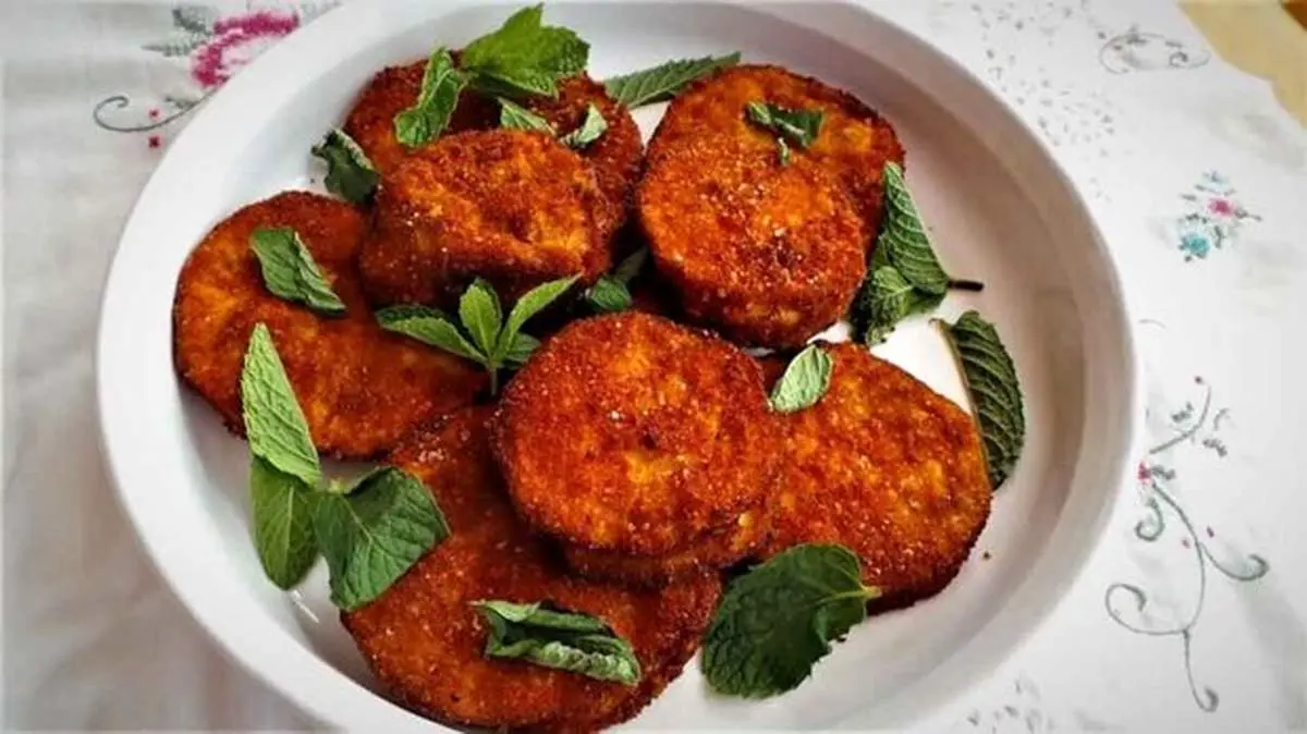 طرز تهیه کتلت بادمجان متفاوت