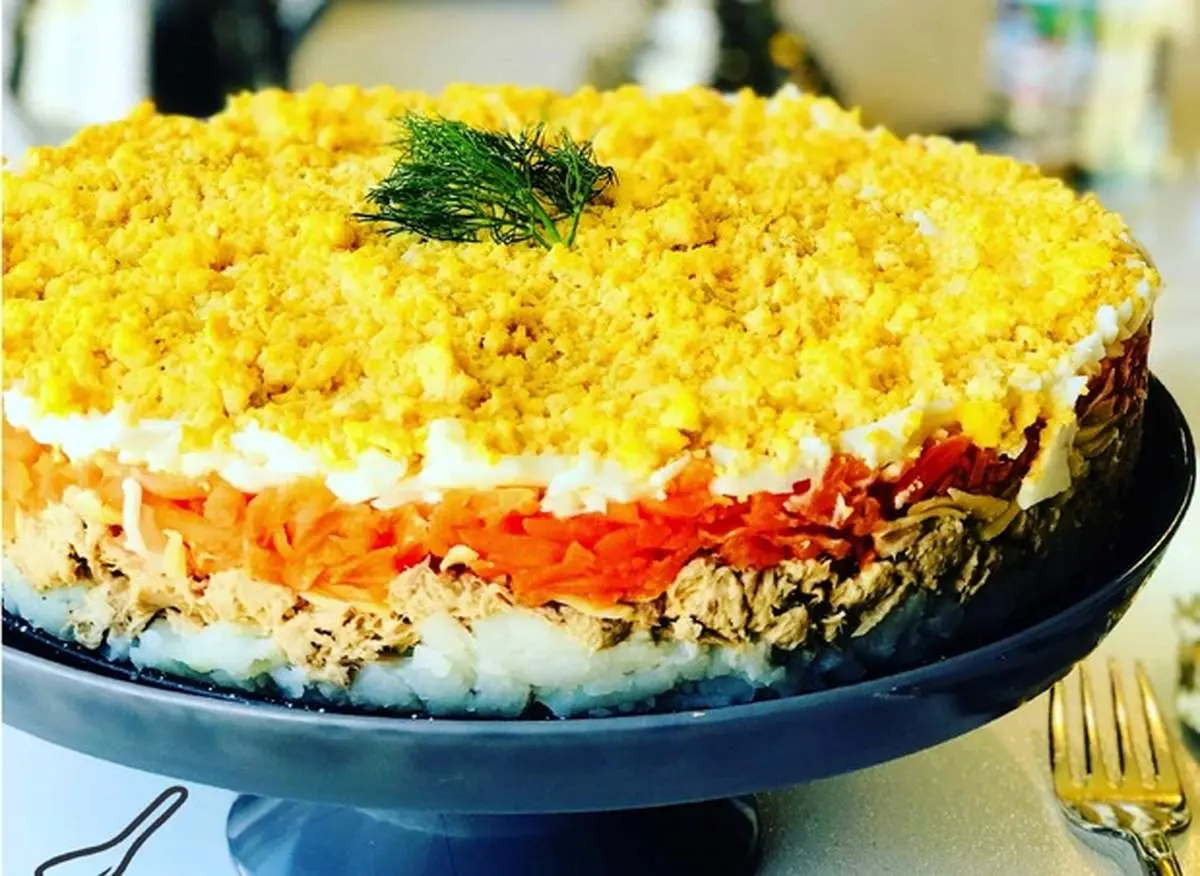 طرز تهیه سالاد میموسا