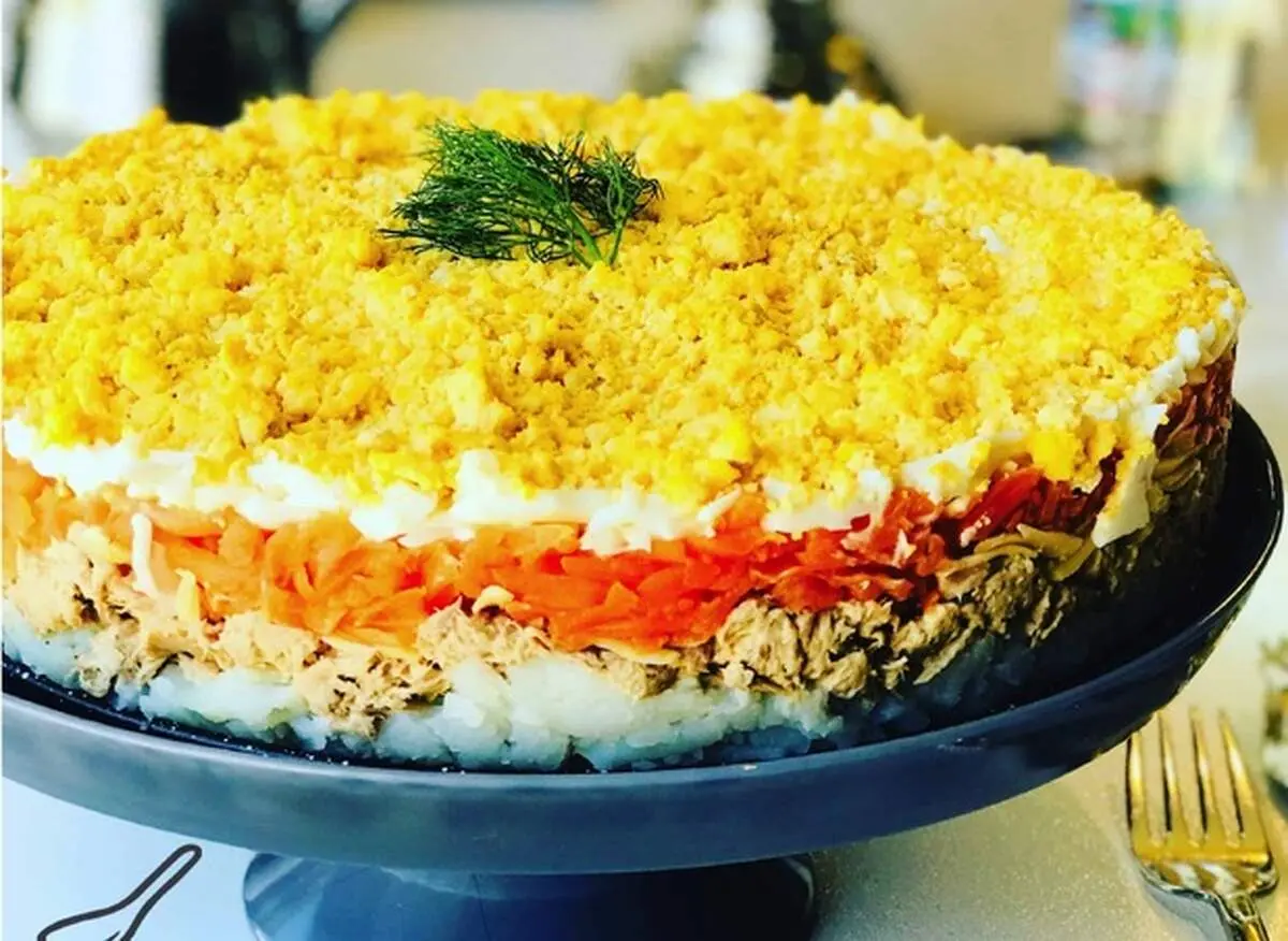 طرز تهیه سالاد میموسا