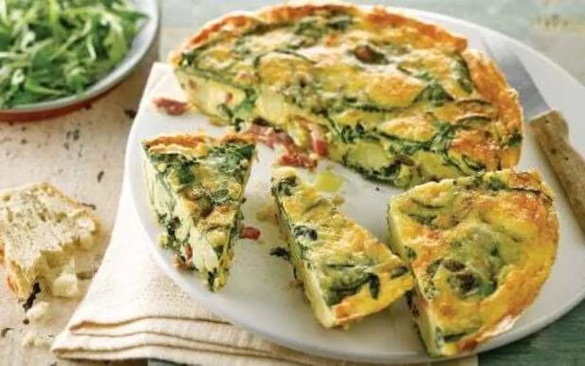 طرز تهیه فریتر سیب زمینی و اسفناج