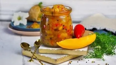 طرز تهیه چاتنی انبه هندی