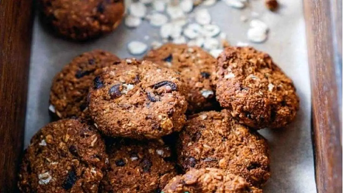طرز تهیه کوکی موسلی نارگیل بدون تخم مرغ