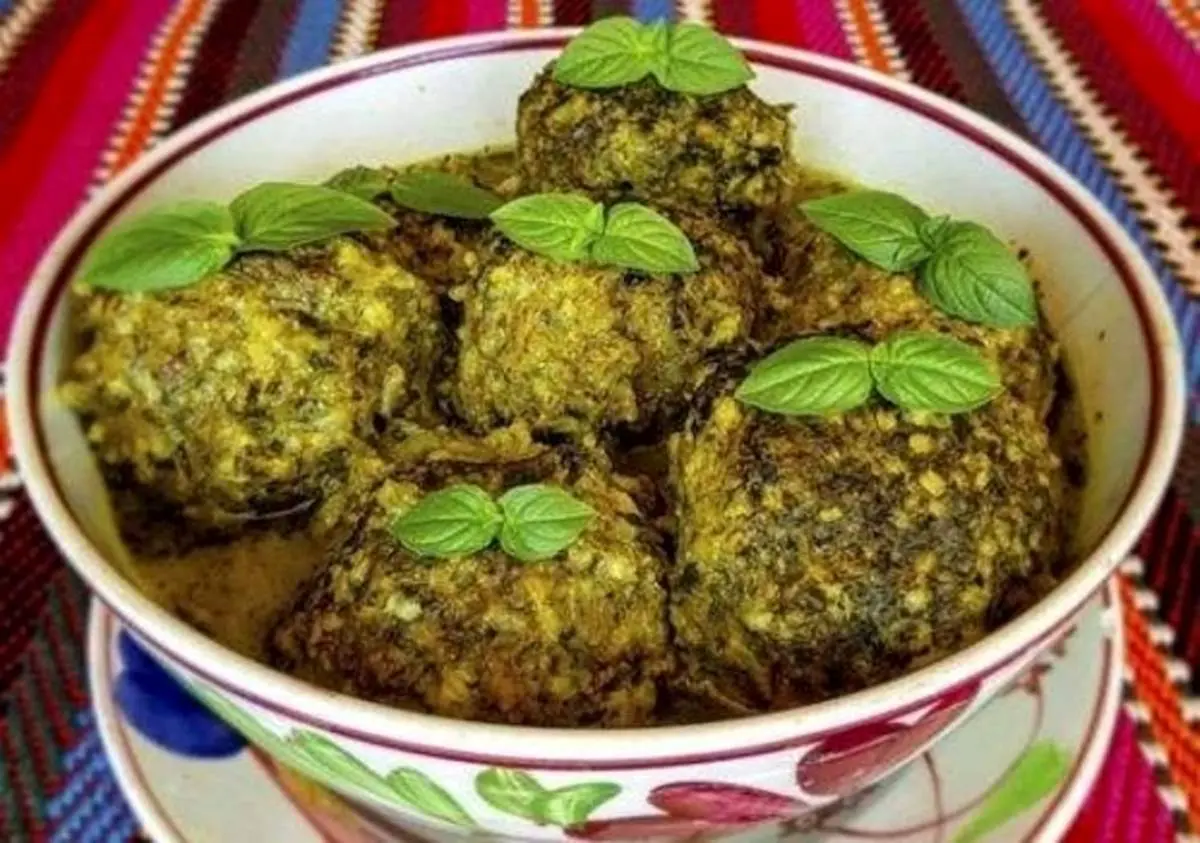 طرز تهیه کوفته سبزی شیرازی
