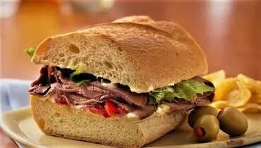 طرز تهیه ساندویچ گوشت خوشمزه و لذیذ