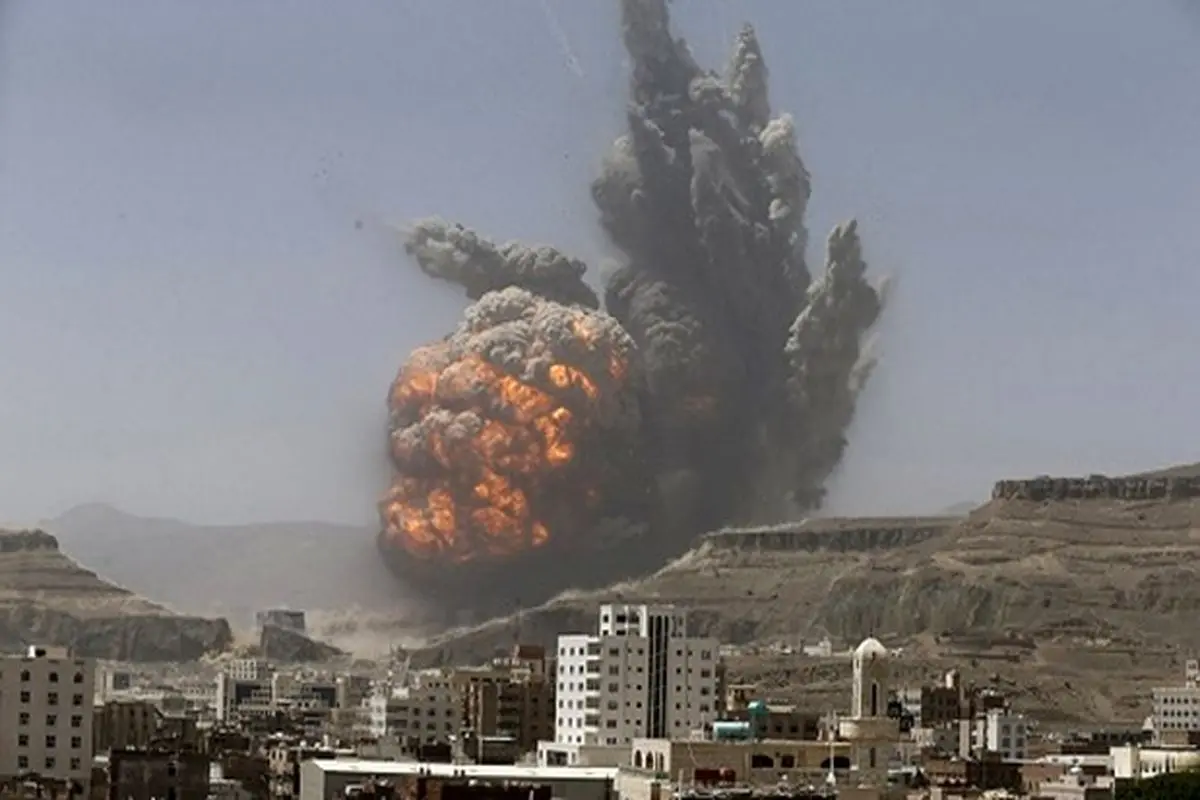 بمباران استان مارب یمن از سوی جنگنده‌های سعودی