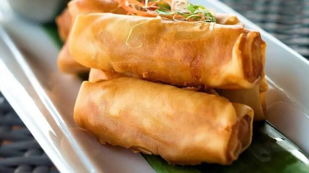 طرز تهیه اسپرینگ رول سبزیجات