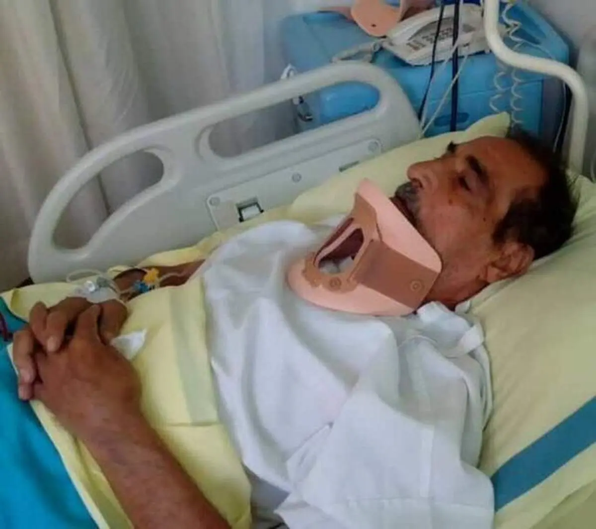 علیرضا عزیزی پیشکسوت فوتبال جراحی شد