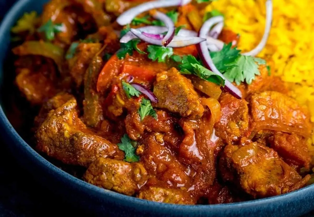 طرز تهیه چیکن جالفریزی با پلو، غذای هندی تند