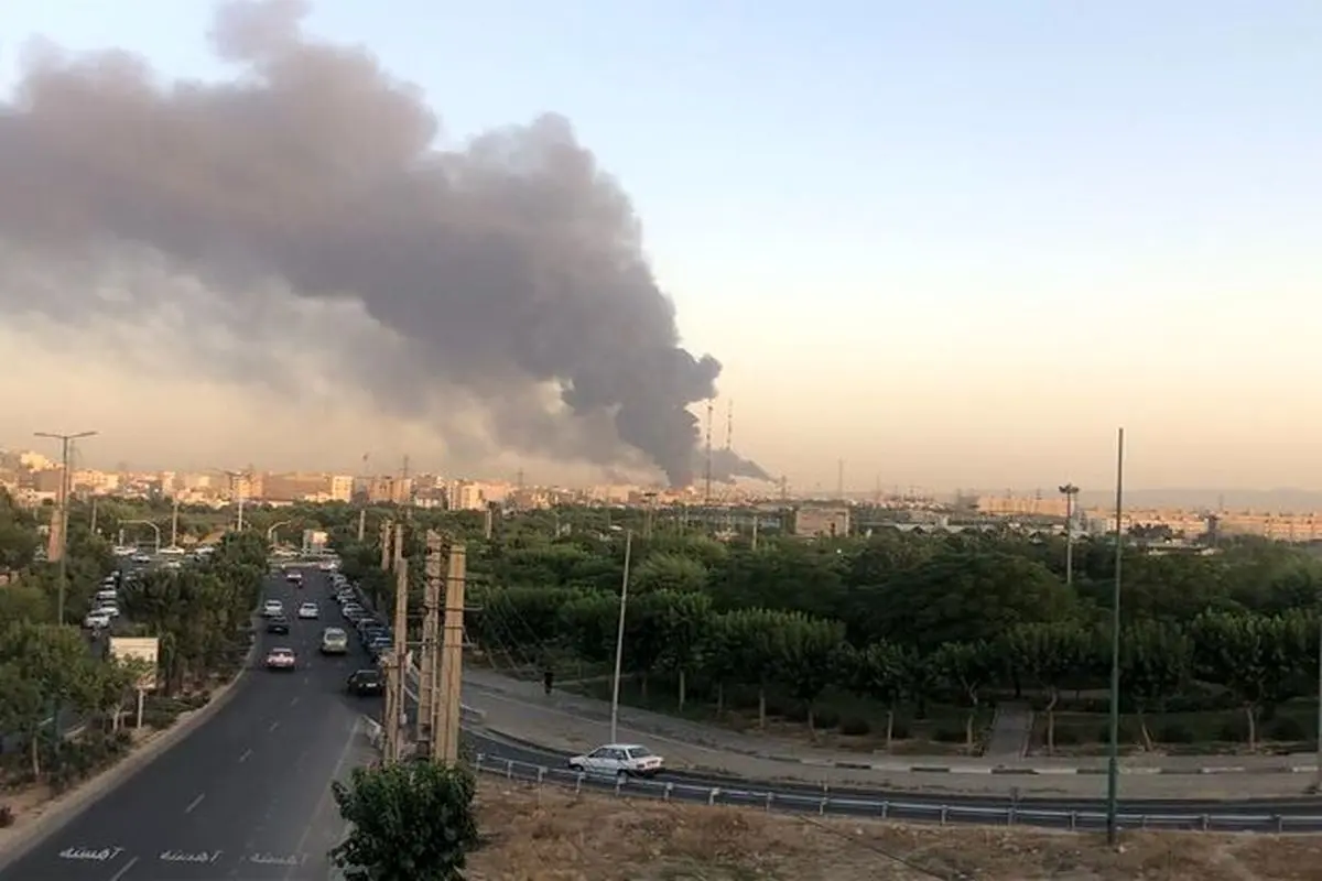 آتش سوزی پالایشگاه تهران مهار شد + فیلم و عکس/ تکذیب احتمال خرابکاری در حادثه آتش سوزی