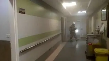 آتش سوزی بیمارستانی ۷ طبقه در یوسف آباد تهران / انتقال برخی بیماران به بیمارستان مجاور