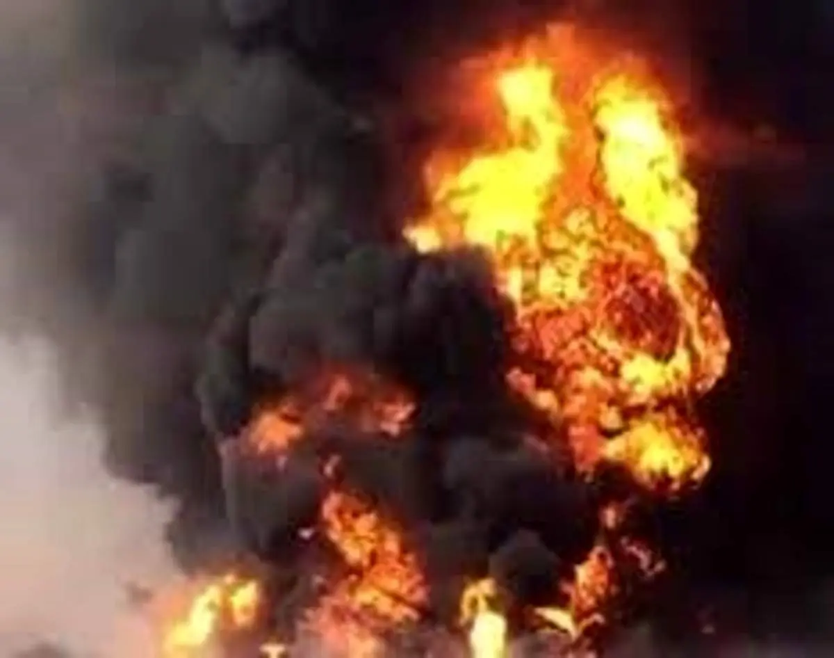 وقوع آتش سوزی در دهوک عراق+ فیلم