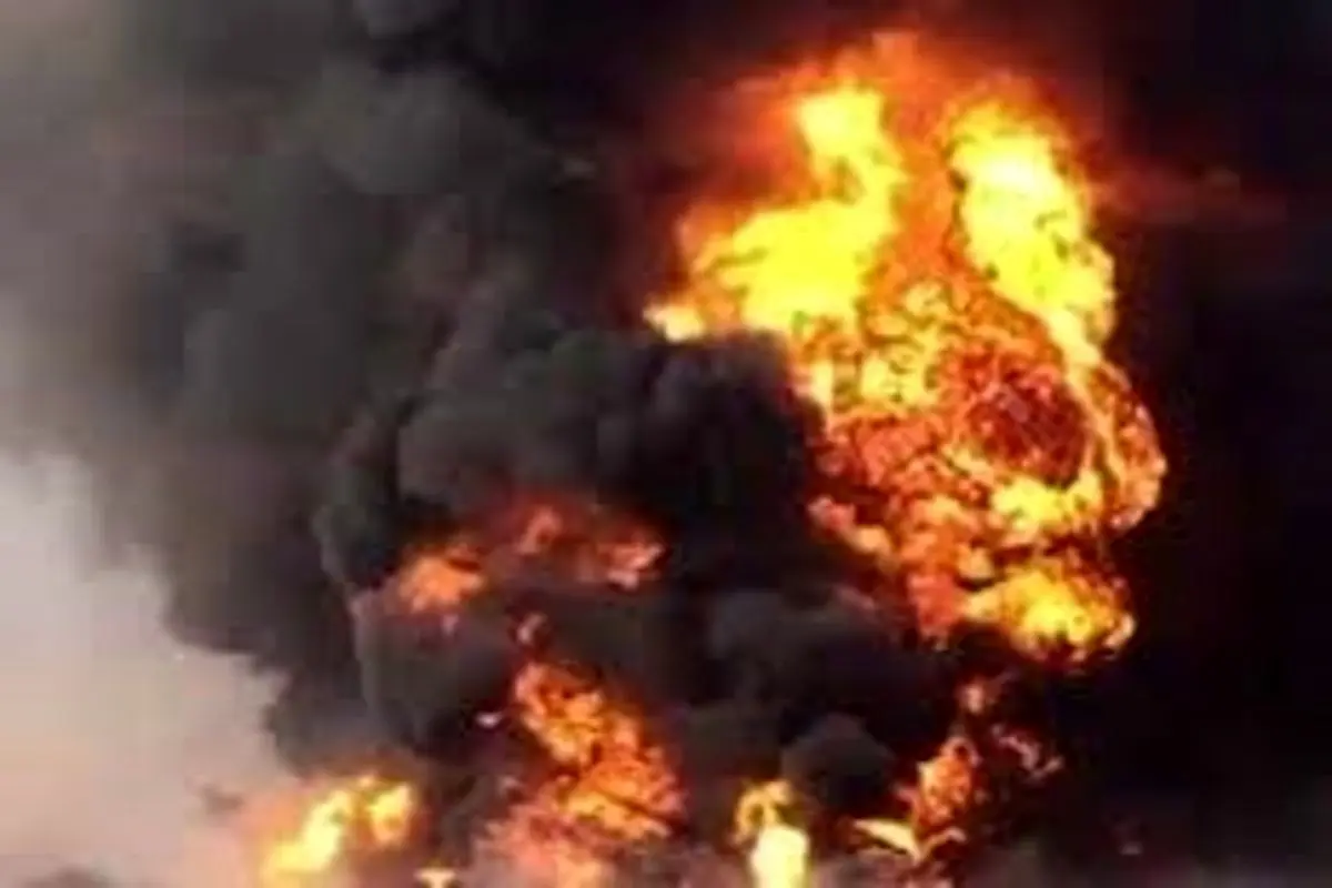 وقوع آتش سوزی در دهوک عراق+ فیلم