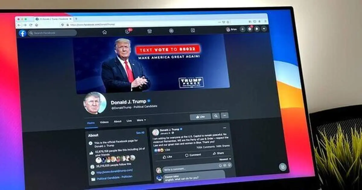 تعلیق حساب ترامپ در فیس بوک تا سال ۲۰۲۳ تمدید شد