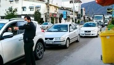 جریمه کرونایی بیش از ۳ هزار خودرو در محورهای شمال