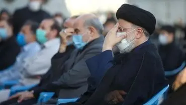 رئیسی در جمع عزاداران صادق آل محمد(ص) حضور یافت
