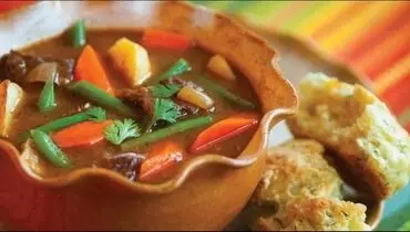 طرز تهیه خوراک مرغ و لوبیا سبز، غذای نونی