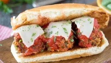 طرز تهیه کوفته ساندویچی متفاوت