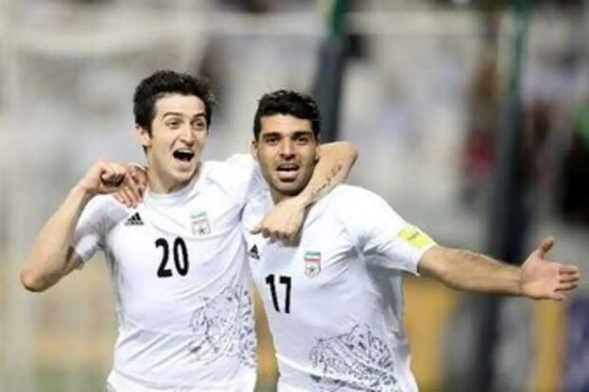 سردار آزمون و نامزدش+ عکس