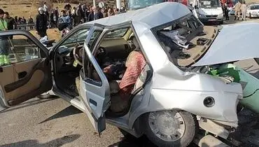 سبقت مرگبار تویوتا/ ۶ نفر جان باختند