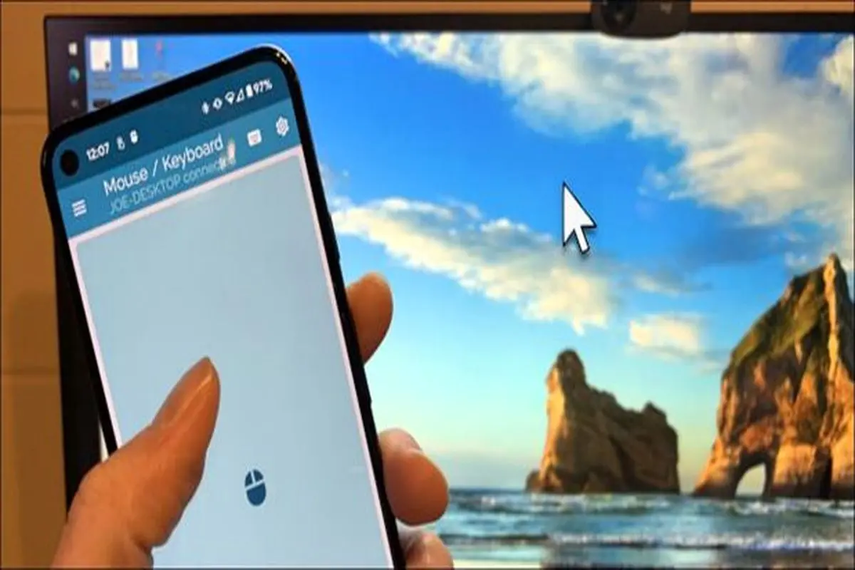 روش تبدیل گوشی اندرویدی به ماوس یا کیبورد + تصاویر