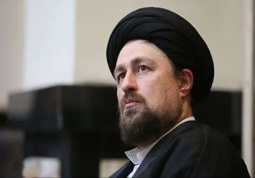 خوش و بش سیدحسن خمینی و خاتمی در مرقد امام+ عکس 