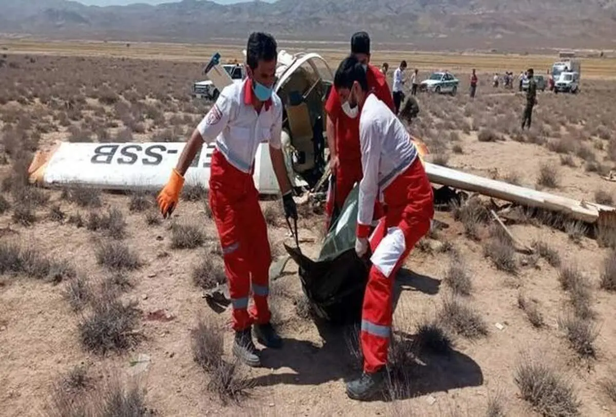 سقوط مرگبار هواپیما‌ی آموزشی در خراسان شمالی + عکس