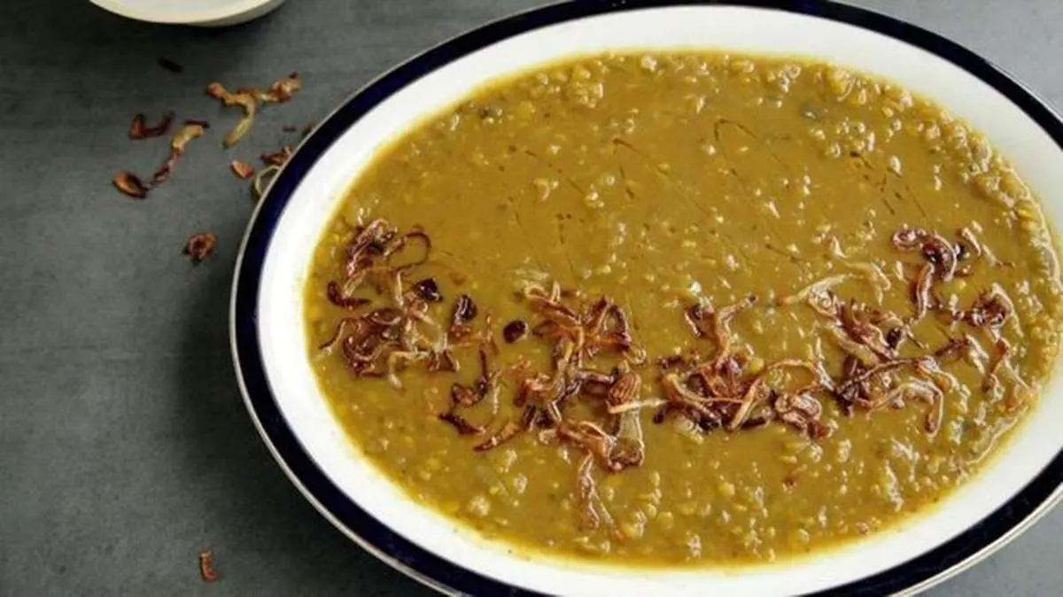 طرز تهیه حلیم عدس خراسانی
