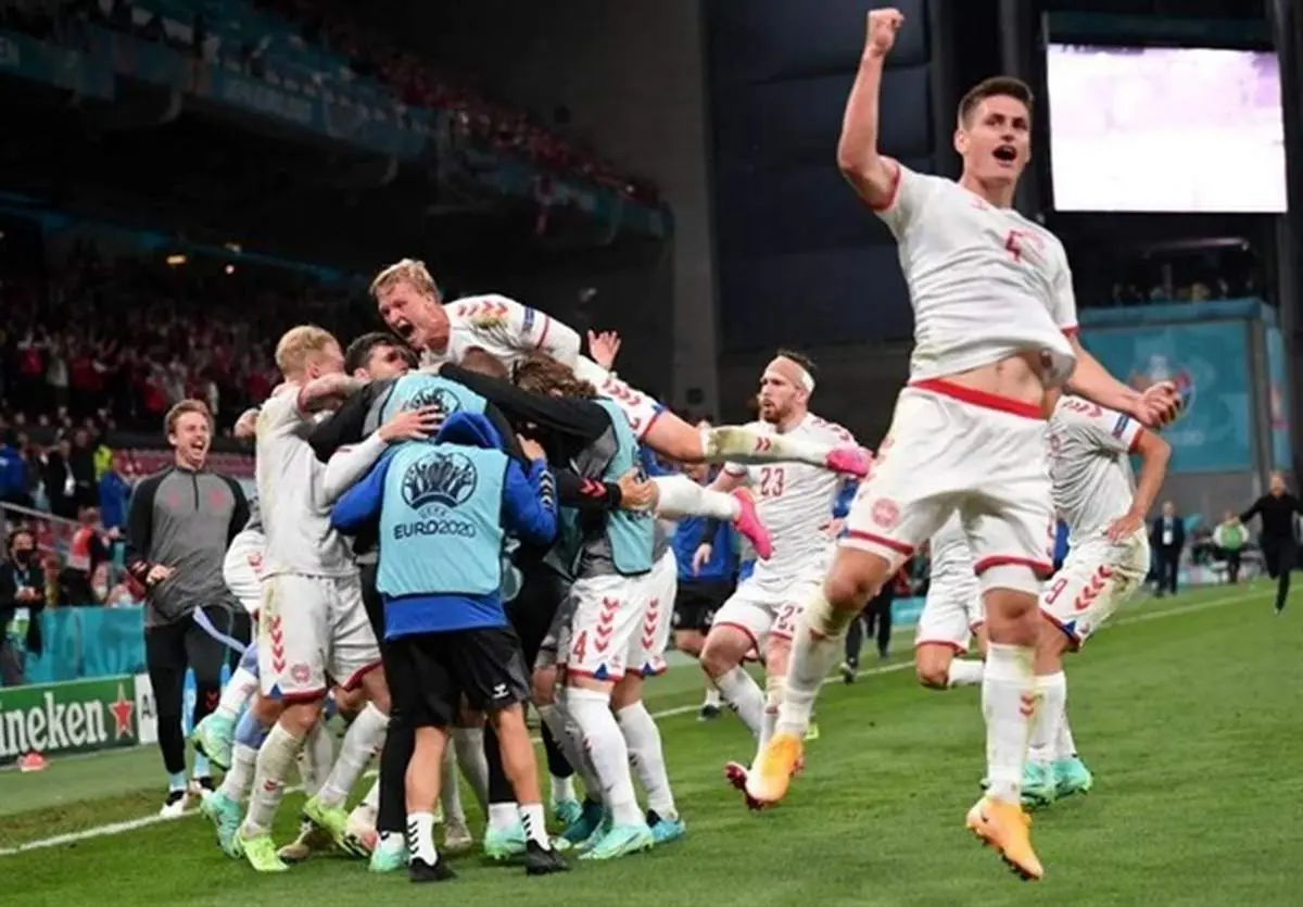 یورو ۲۰۲۰| تصاویری از شب شیرین دانمارکی‌ها در کپنهاگ