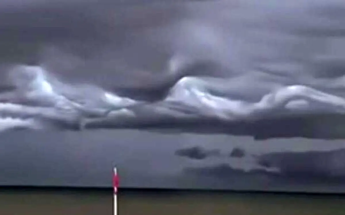 ابر‌های وحشتناک و آسمان مخوف فلوریدا + فیلم