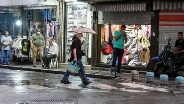 رگبار و رعد و برق همراه با وزش باد شدید موقت در ۱۱ استان کشور
